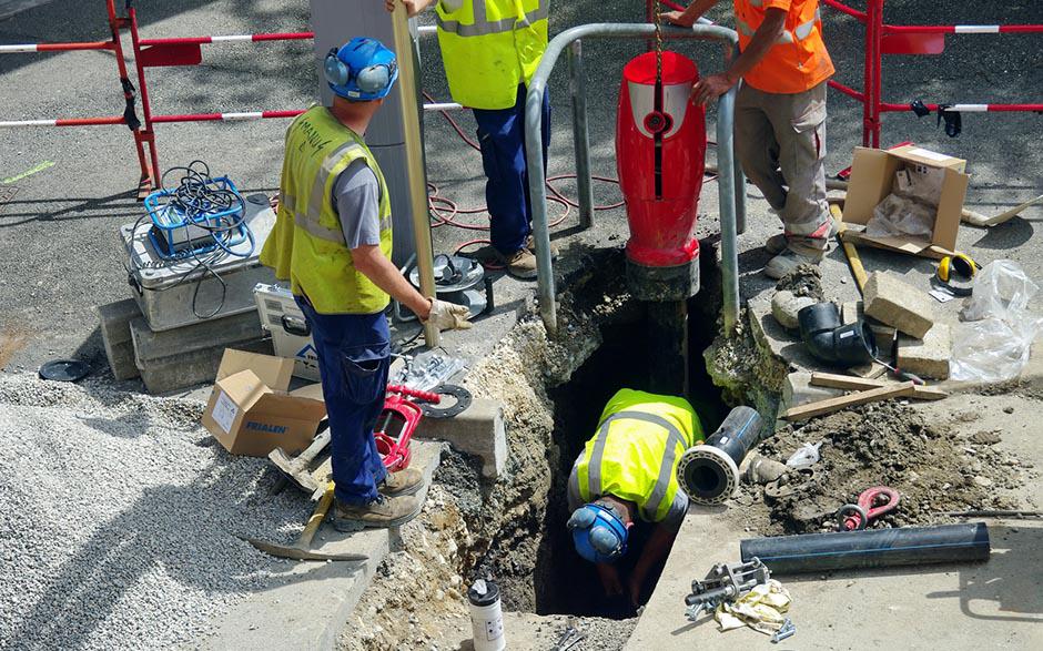 travaux assainissement Longperrier